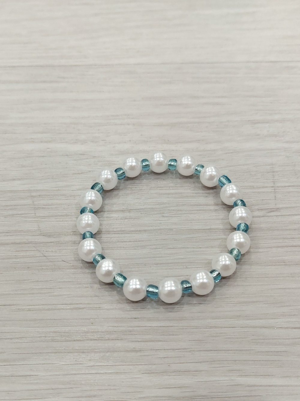Cute Blue And White Bracelet